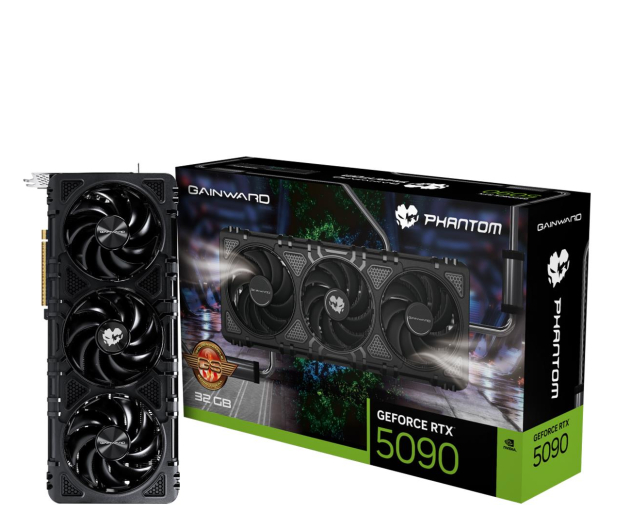 GAINWARD GeForce RTX 5090 Phantom GS 32GB GDDR7 DLSS4 NE75090S19R5-GB2020P - 1309151 - zdjęcie